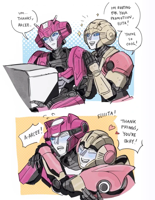 so ummm #TFOne arceelita anyone? 😳👉👈 twice the amount of pink… and girls 🫣 