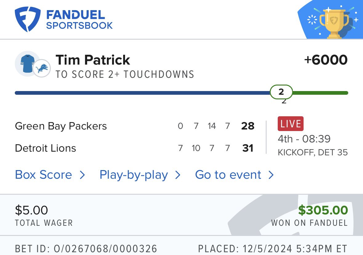 HarperTim14's tweet image. Don’t wanna brag but I knew my boy Tim wasn’t gonna let me down @FDSportsbook