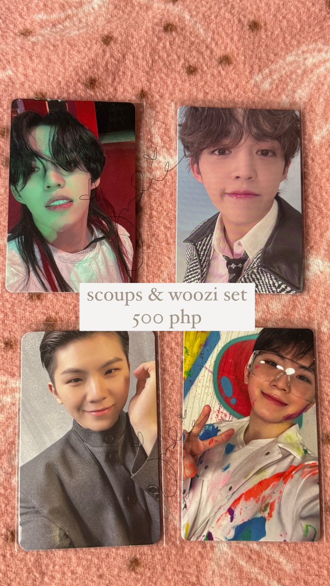 seokminbub's tweet photo. wts lfb seventeen ph onhand

holiday sale 🍀
very low price
selling as a member set

wts lfb selling seventeen svt ph onhand official fml wv weverse pob hitori mingyu dokyeom scoups joshua woozi junhui the8 vernon dino seungkwan caratzone  caratland https://t.co/PAc7a6gnrg