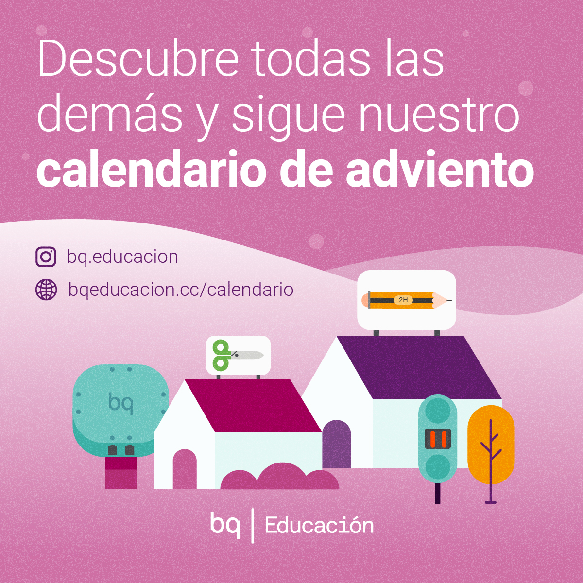 BQEducacion's tweet photo. Crear nieve artificial, un papertoy navideño o un story-bot... ¡algunas de las ideas de esta semana en nuestro calendario de adviento! ❄️🎄🌟

Síguelo a diario hasta el 24 de diciembre en:
🔗 Instagram: https://t.co/4UTHOvtrmH
🔗 Nuestra web: https://t.co/1ljEUPOmIs