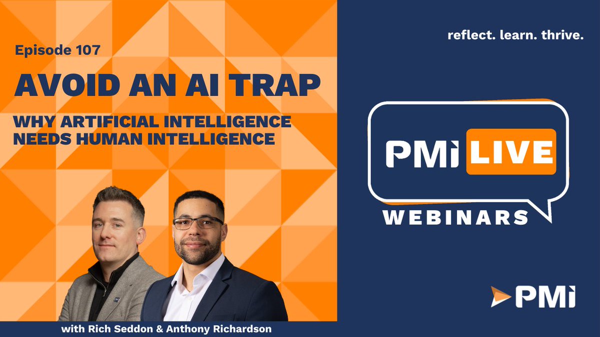 goals2results's tweet image. Are we at risk of falling into an AI trap, where decisions lack the critical human insight needed for meaningful, sustainable performance improvement?
Friday 20th December at 15:00
🔗 pmi.co.uk/december-2024-…

#WeDoPerformance #AI #ContinuousImprovement #webinar
