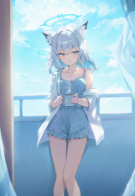 部屋着シロコ #ブルアカ 