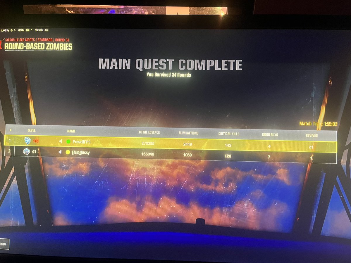 New zombies map Easter egg went well. I think my boy died about 15 times in the boss fight 😂