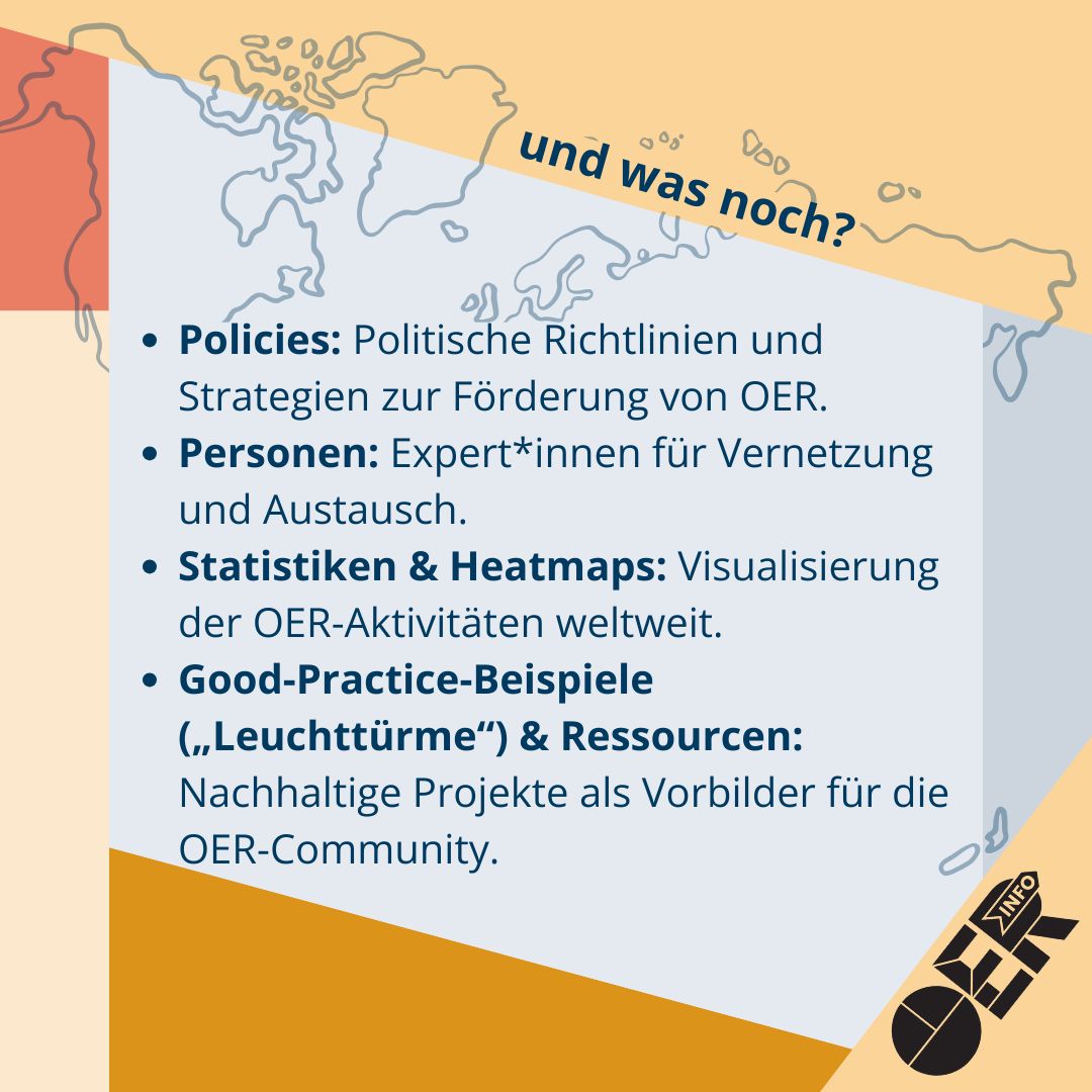 OERinfo's tweet photo. #FAQ - #OERWORLDMAP
PART 3
🗺️ #Informationen
👉 https://t.co/LM0cUiDgbj
#OER #OERde #OpenEducation #OffeneBildung #freieBildung #Openess #OpenScience #tlz #lehrerzimmer #twitterlz #twitterkollegium #edchatDE #edupnx https://t.co/9raEQG3xci
