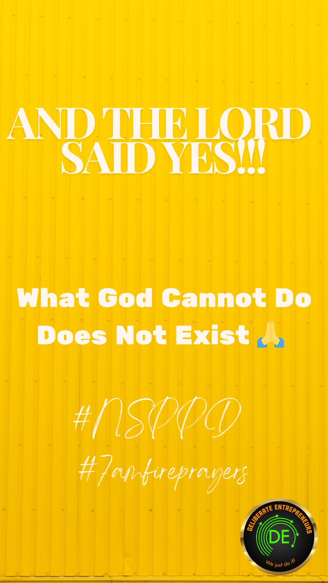PeaceUdokamma's tweet photo. And the Lord said Yes!!!
What God cannot do does not exist 🙏
#NSPPD #NSPPDIS4 #NSPPDIAN #7amfireprayers #WeLovePastorJerry #IamAProudNSPPDIAN #creatorssearchinsights #fitnaturally #ObirigadoPastorJerry #iampeaceaim https://t.co/FNv8RLBi8m