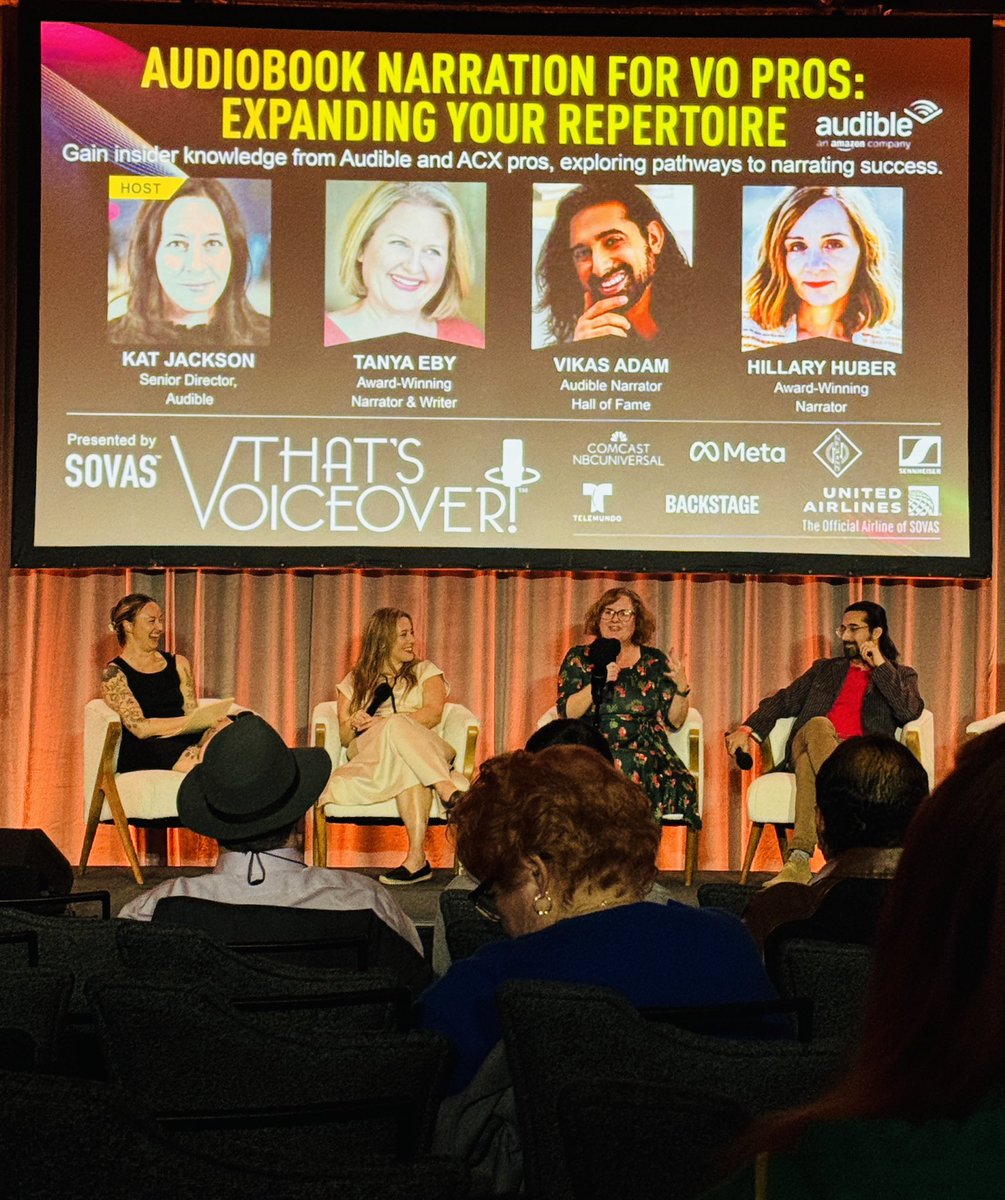 The panels were exceptional too, with speakers sharing heartfelt journeys and the principles behind their success. vulnerable, honest, and inspiring. They left me with so much to think about. #voiceover