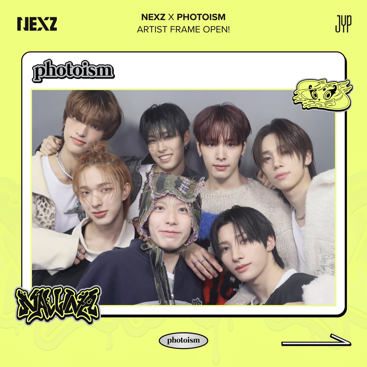 photoism_kr's tweet photo. PHOTOISM X NEXZ
ARTIST FRAME OPEN !

앞으로의 활약이 더 기대되는 NEXZ !
신규 프레임이 오픈됩니다.

.　♪ ／|　 ／|　 ／|
♪ ∠_ノ ∠_ノ ∠_ノ
〈(･∀･)ﾉ･∀･)ﾉ･∀･)ﾉ
`└|==|┘|==|┘|==|┘
〈 〈 〈 〈 〈 〈
NEXZ NALLINA 진짜 난리나~ 🔥
:     .ılı.——Volume——.ılı.
:    ▄ █ ▄ █ ▄ ▄ █ ▄ █ ▄ █
: Min- – – – – – – – – -●Max

포토이즘에서 NEXZ 신규 프레임을 만나보세요 !

📆 12/9 - 12/29