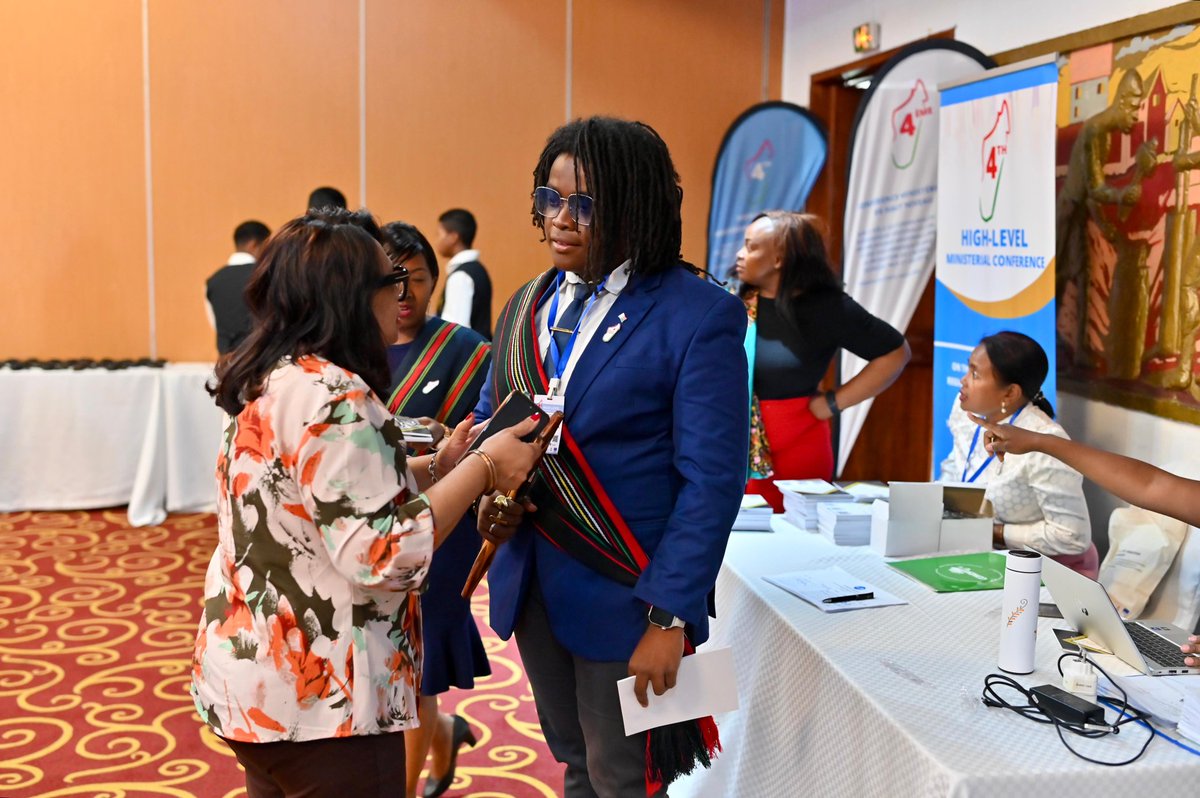 It's the D-Day, the ministerial summit; looking forward to the commitments that will be made in promoting the engagement of young people in peace and security in the Island region #4thHLMC2024
