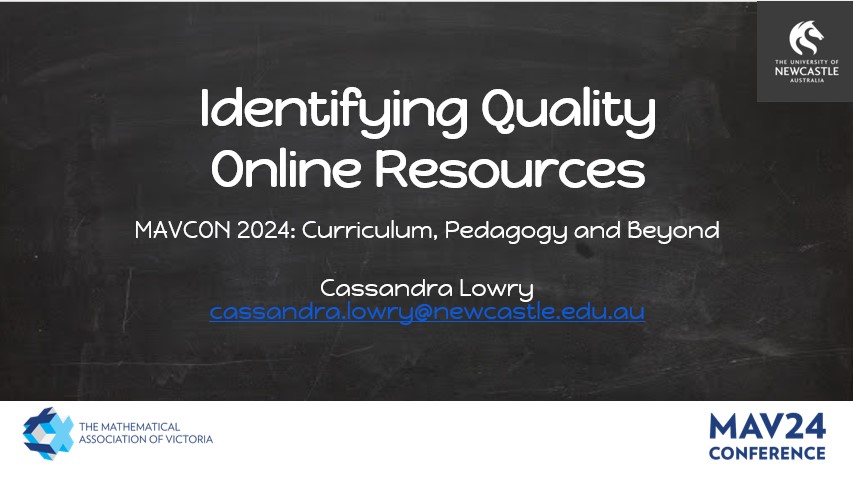 cass_lowry's tweet photo. If you missed my session on Identifying Quality Mathematics Resources at the @maths_vic #MAVCON #MAV24 you can access the resources here: https://t.co/SSJGxuShNa https://t.co/gt4GMk1TlZ