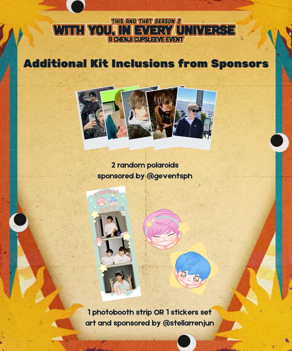 chenjiph's tweet photo. We have one last surprise for you, best friends 🤩
Thanks to our generous mates, our "Everyday Bagel" kit just got a whole lot better! 🌟

Peep below the additional kit inclusions sponsored by @geventsph and @stellarrenjun. 🎁 

#WithYouInEveryUniverse
#ChenJi_ThisAndThatCSE2 https://t.co/KwlaArlnGo