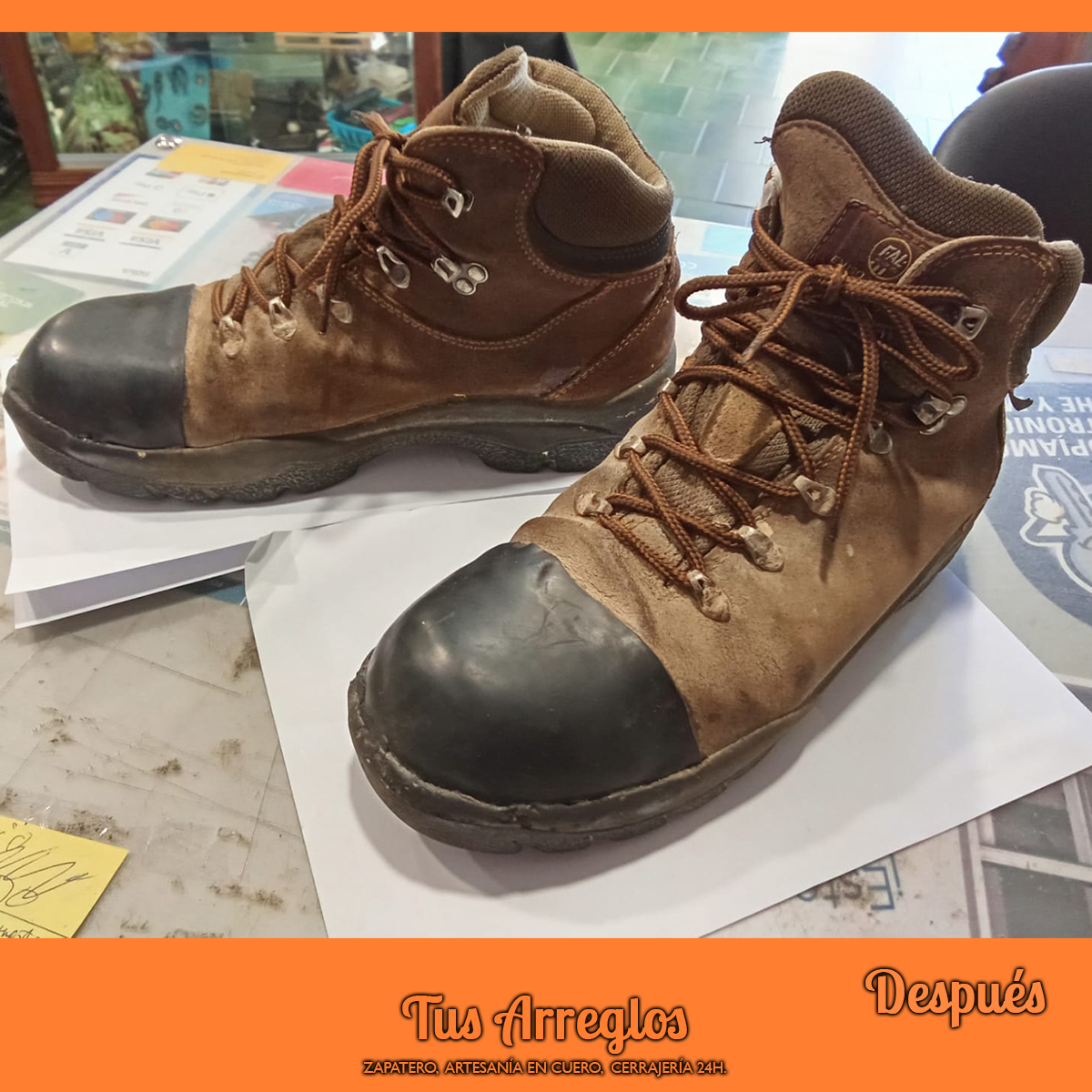 Tus_Arreglos's tweet photo. REPARACIÓN DE CALZADO👠👢👡👟
Con el mal tiempo nuestro calzado tiene que estar preparado. Materiales de alta calidad para ofrecer el mejor servicio en reparación de calzado.

📞987 19 87 05
📱 609 84 26 18 👈URGENCIAS👉📱617 83 66 76 https://t.co/oh0RNN2bPh