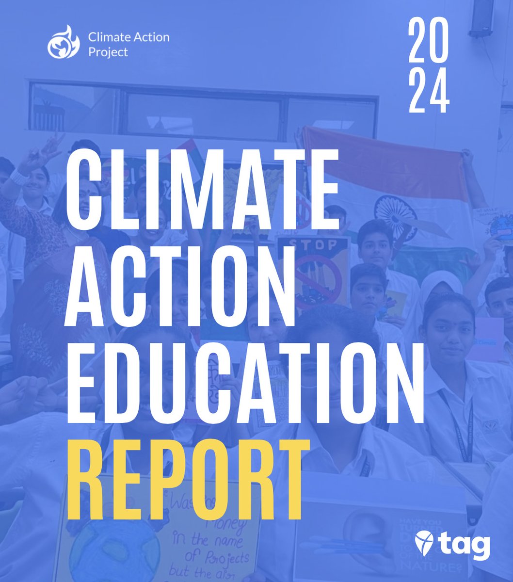 What is the impact of climate education? For the first time TAG worked on a comprehensive report with data from Climate Action Project, EarthProject app, a teacher survey and a student survey.

climateactionproject.org/impact

Find the 2 kinds of impact created through our initiatives