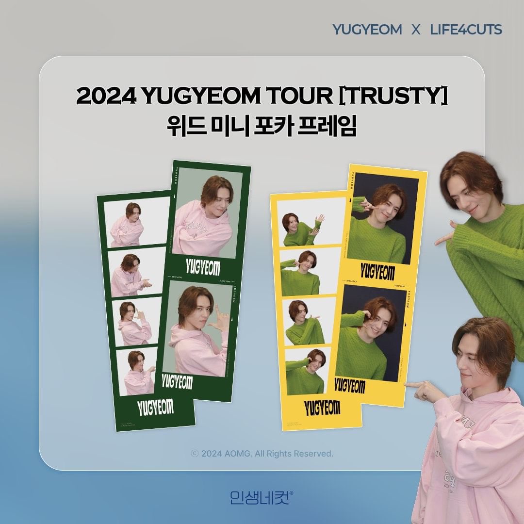 life4cuts_jp's tweet photo. 【YUGYEOM ×人生4カット】

2024.12.13 に開催される2024 YUGYEOM TOUR [TRUSTY] IN TOKYO の会場になんと！！人生4カットブースが登場いたします‼️

さらに！！人生4カットブースを記念して【YUGYEOM直筆サイン入り人生4カット】を抽選で5名様様にプレゼント❗️🎁応募方法🎁
①@life4cuts_jpをフォロー
②こちらの投稿をいいね&リツイート
③ #YUGYEOM人生4カット のタグつけと一緒に、YUGYEOMフレームで撮った写真を投稿！

⚠️抽選対象は、12/13YUGYEOMコンサート会場・渋谷ロフト・なんばマルイ・haruhana(道頓堀LAOX)の4店舗のどちらかにて撮影された方限定！

応募期間:2024年12月5日〜2024年12月31日
当選発表:2024年1月4日

現在コラボ中の YUGYEOMコラボフレームが会場で撮影できるスペシャルな機会💖📸認識ショットを投稿してサイン入り4カットもゲットできるチャンス✨特別な思い出になる事間違いなし🌼

オープン時間等、詳しい情報は追って発信いたしますので、ぜひこのアカウントをフォローしてチェックしてください✅

#유겸 #YUGYEOM #2024YUGYEOMTOUR #2024TRUSTY_IN_TOKYO #インセンネッコ #人生4カット #韓国プリクラ #인생네컷 #ユギョム