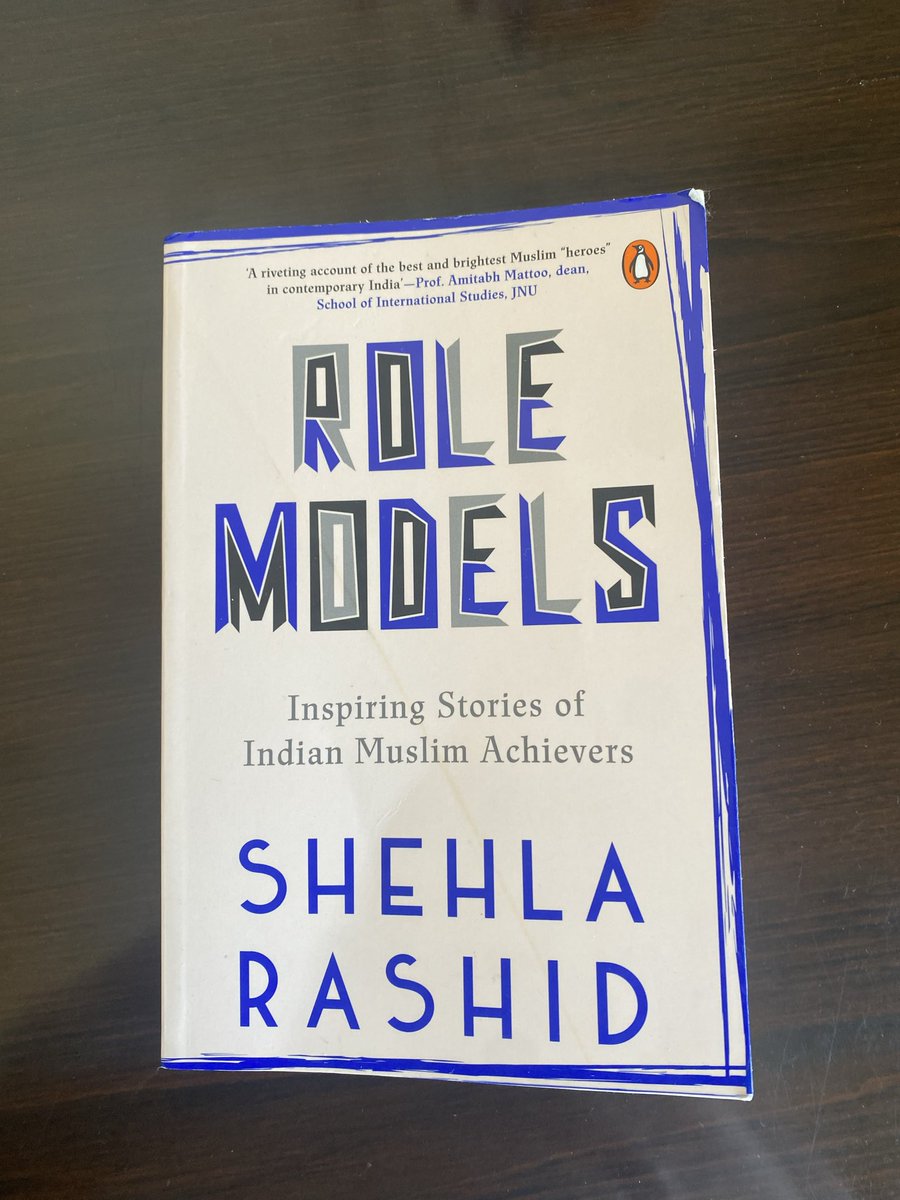 pradeeptaneja_'s tweet photo. Finally I received my copy of “Role Models” through my wife who returned from India last night. @Shehla_Rashid 
Looking forward to read the book!! https://t.co/Ngo5Lb1yA3