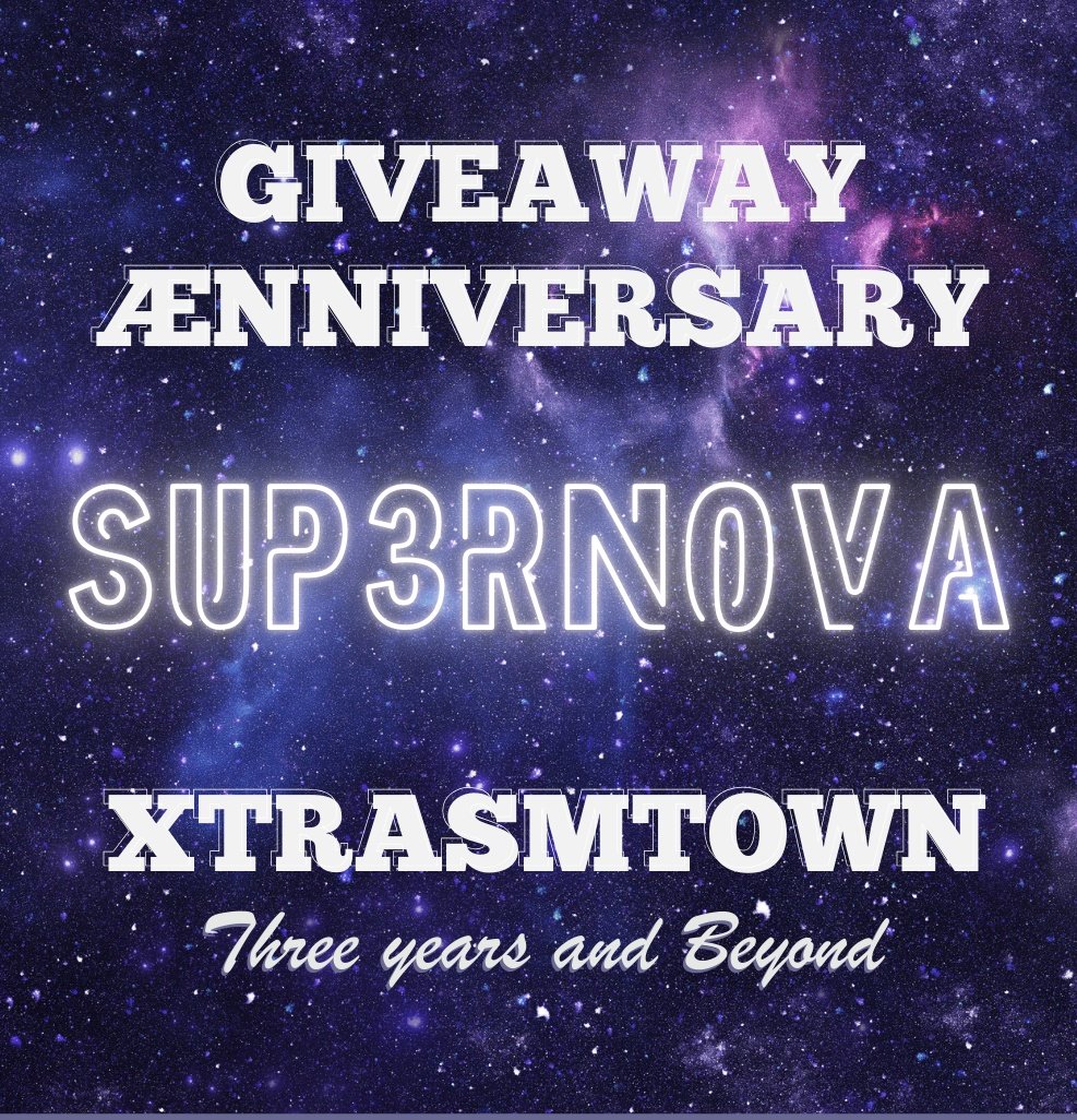 xtrasmtown's tweet photo. 💫 GIVEAWAY ÆNNIVERSARY SUP3RNOVA XTRASMTOWN 💫

Annyeong, Kwachideul! 

Dalam rangka memperingati 3 Years Ænniversary Sup3rnova, Xtrasmtwon akan mengadakan giveaway dari tanggal 6-13 Desember 2024 khusus buat kalian, nih! https://t.co/iJgqXIhJYh