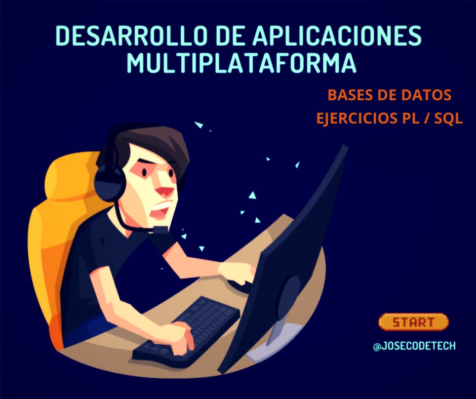 josecodetech's tweet photo. Te dejo unos ejercicios practicos de PL/SQL, usando condicionales, bucles, etc.
https://t.co/XMBgeVRsSD #programando con #josecodetech, #programacion #basesdedatos https://t.co/9i19Fzk93E