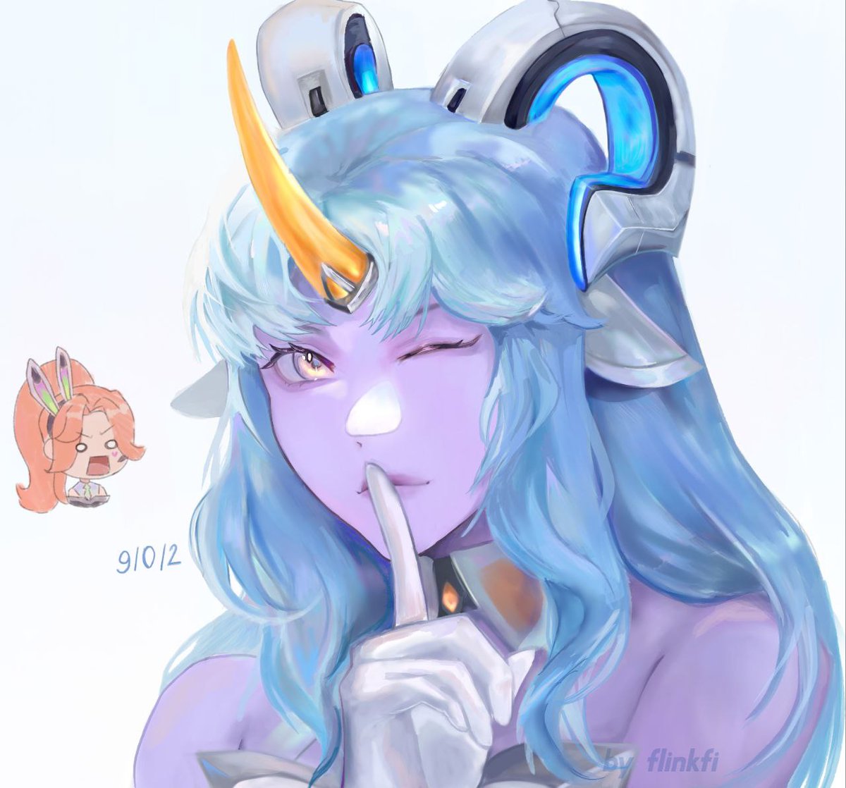 flinkfi's tweet photo. #LeagueOfLegendsFanArt #League_of_Legends #soraka  #WildRift 
Battle Sheep Soraka🐏🩵 https://t.co/g37HRwlUVj