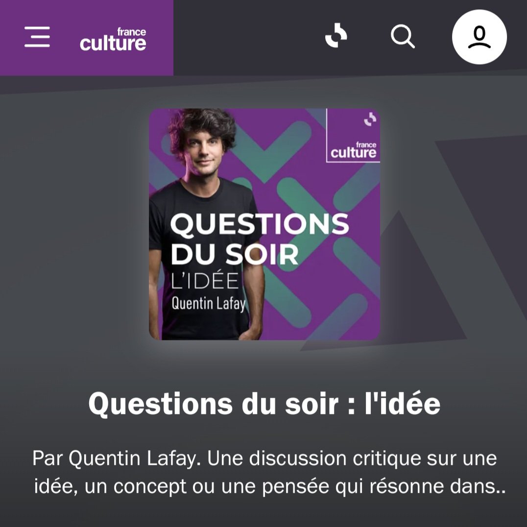 Da Rocha Carneiro (@fdarochac) on Twitter photo Le plaisir du jour : être invité par Quentin Lafay à revenir sur "Un peuple et son football". On se retrouve à 19h à <a href="/Questionsdusoir/">Questions du soir</a> - les idées, sur <a href="/franceculture/">France Culture</a>. Le plaisir du jour : être invité par Quentin Lafay à revenir sur "Un peuple et son football". On se retrouve à 19h à <a href="/Questionsdusoir/">Questions du soir</a> - les idées, sur <a href="/franceculture/">France Culture</a>.