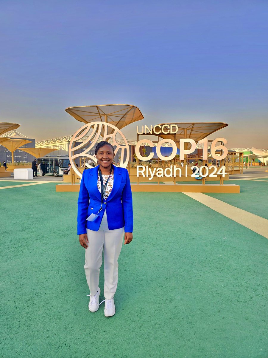 lizwathuti's tweet photo. Riyadh, Kingdom of Saudi Arabia 🇸🇦 ⬇️

The sixteenth session of the Conference of the Parties (COP16) of the United Nations Convention to Combat Desertification (UNCCD) is happening now in Riyadh—a critical moment for our planet.

🌍 40% of the world’s land is degraded, affecting over 3.2 billion people and posing severe threats to water security, biodiversity, and climate resilience. This stark reality reminds us that the water crisis is deeply intertwined with climate change, biodiversity loss, and desertification.

At #UNCCDCOP16, leaders and advocates from across the globe must come together to push for bold, transformative solutions to restore ecosystems, regenerate degraded land, and secure a sustainable future.

Healthy land is the foundation of life. It sustains water 💧, nourishes biodiversity 🍃, and shields communities from the worst impacts of climate change. Restoring our lands means restoring hope—for people, for nature, and for our shared future.

Let’s regenerate our planet and secure a better future for generations to come.

#OurLandOurFuture