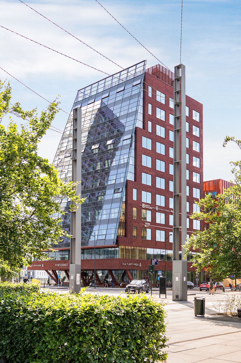 SustainableTall's tweet photo. Sweden’s tallest timber office building, designed by Wingårdhs

All timber was delivered via rail, saving 100 tonnes of CO2 https://t.co/vOgVC4II9H