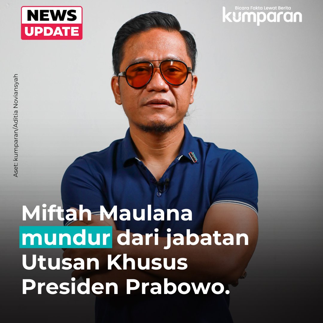 Breaking News!

Miftah Maulana Mundur dari Utusan Khusus Presiden Prabowo