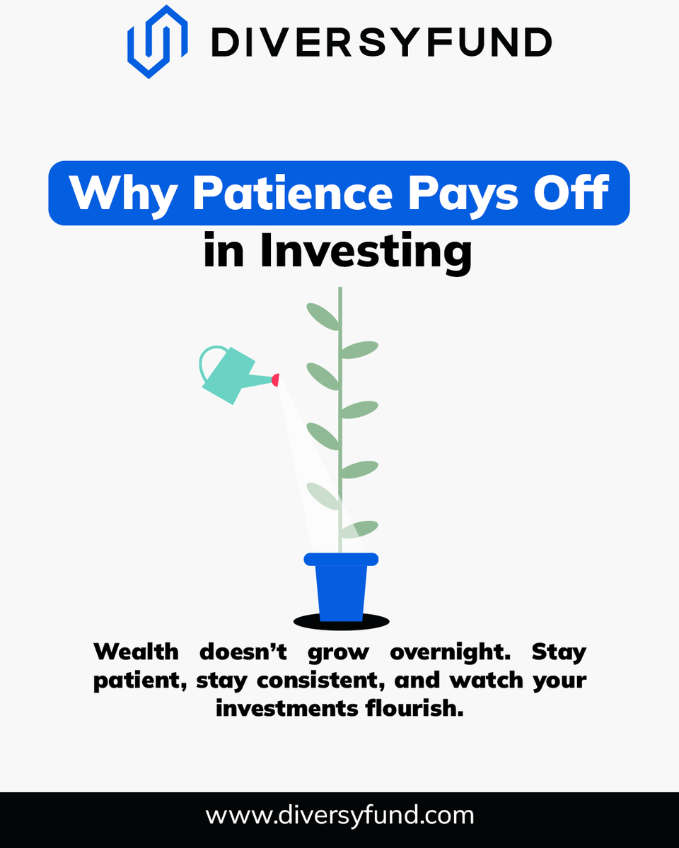 🌱 Wealth, like a tree, grows with time and care. Stay patient and consistent—great things await.

✨ diversyfund.com

#wealthbuilding #financialgrowth #growyourwealth