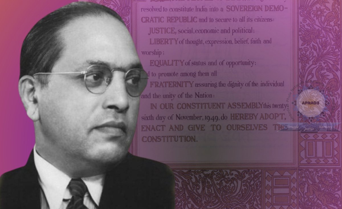 APNADB_NA's tweet image. We honor Dr. Bhimrao Ramji Ambedkar, Babasaheb—the visionary who led the drafting committee of India’s Constitution. A symbol of social and national upliftment, he empowered the marginalized and laid the foundation for India's vibrant democracy. Truly a 'महामानव,' a gem of India.…