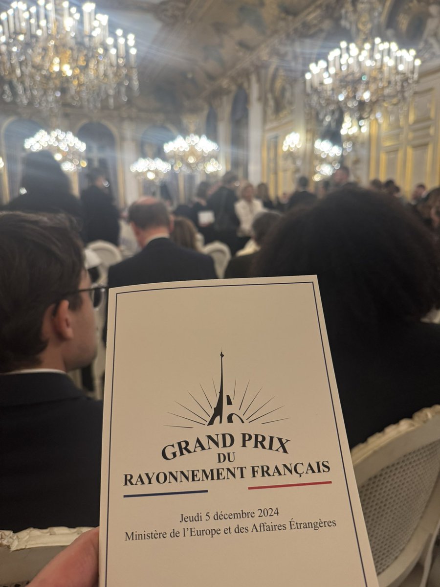 La soirée d’hier, consacrée au rayonnement français, a été un moment d’une grande richesse et d’une véritable fierté. Elle nous a permis de célébrer ce qui fait la force de notre pays : son histoire, sa culture, son innovation et son influence à travers le monde.