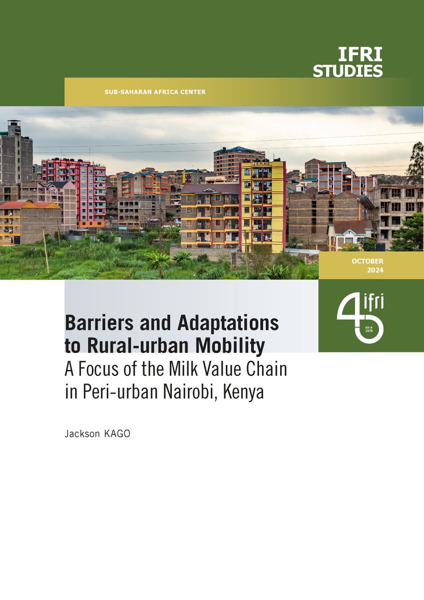Jackson_M_Kago's tweet photo. Am delighted to have published the "Barriers and Adaptations in Rural-Urban Mobility: Focus on the Milk Value Chain in Peri-Urban Nairobi" with @IFRI_ Thank you @SchlimmerSina  for the insights and editorial support.
https://t.co/2TOLzsc0aM https://t.co/GeSzK4tuEK