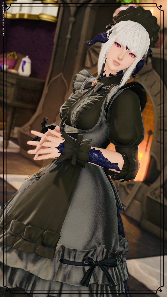 aomushi__hungry's tweet photo. 黒メイド可愛い...
自室の雰囲気と相性◎

#FF14  #FF14SS  #FFXIV_PICTCLIP 
 #本日のアウラ #後角愛好会 https://t.co/MbqbOIzACt
