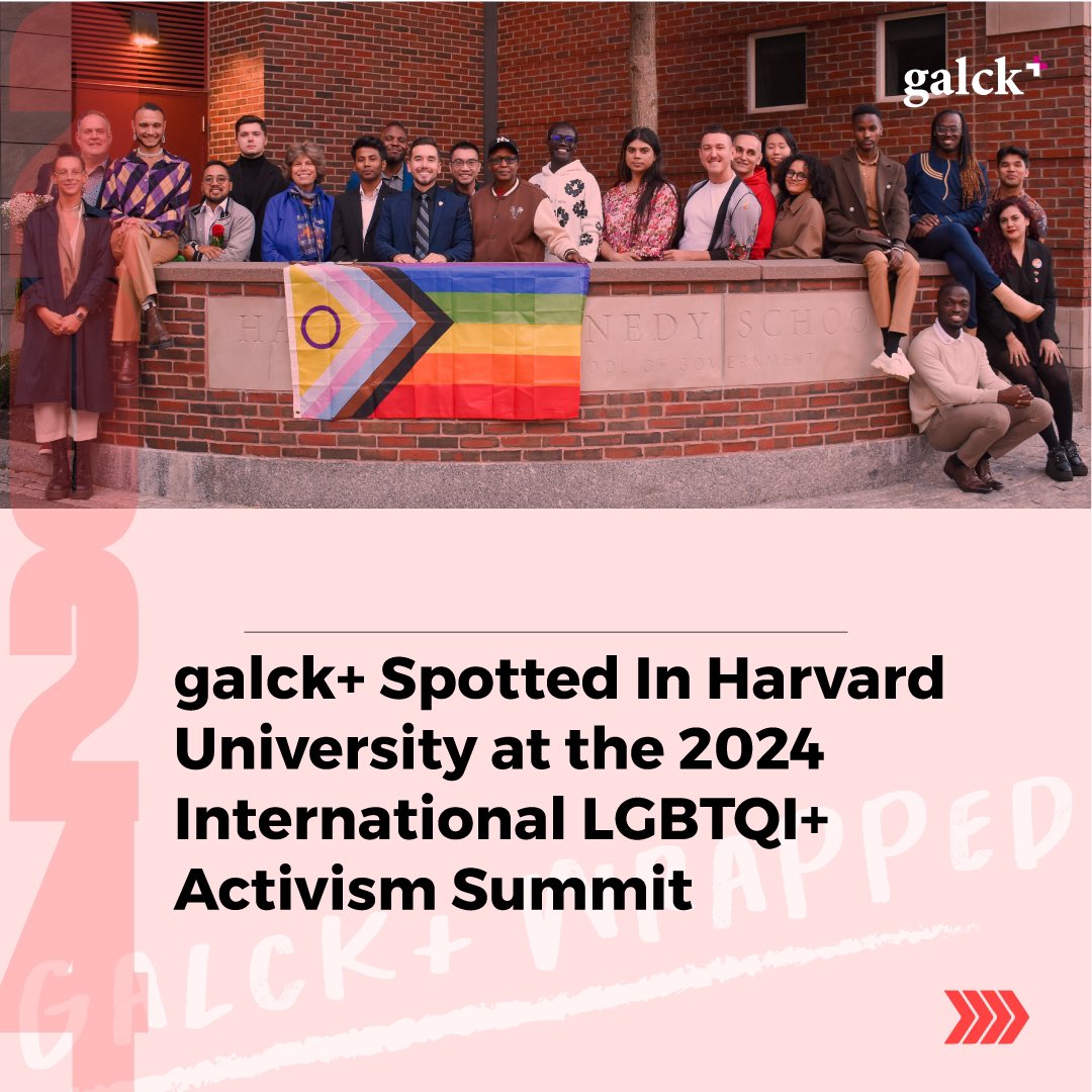 galckplus's tweet photo. On this next episode of galck+ Wrapped!
Sirr Ninga from galck+ participated in the International LGBTQ+ Summit hosted by @CarrCenter to reimagine a future where everyone belongs.
#lgbtqleaders #harvarduniversity #humanrights #galck+Wrapped https://t.co/UCMXWjqbKO