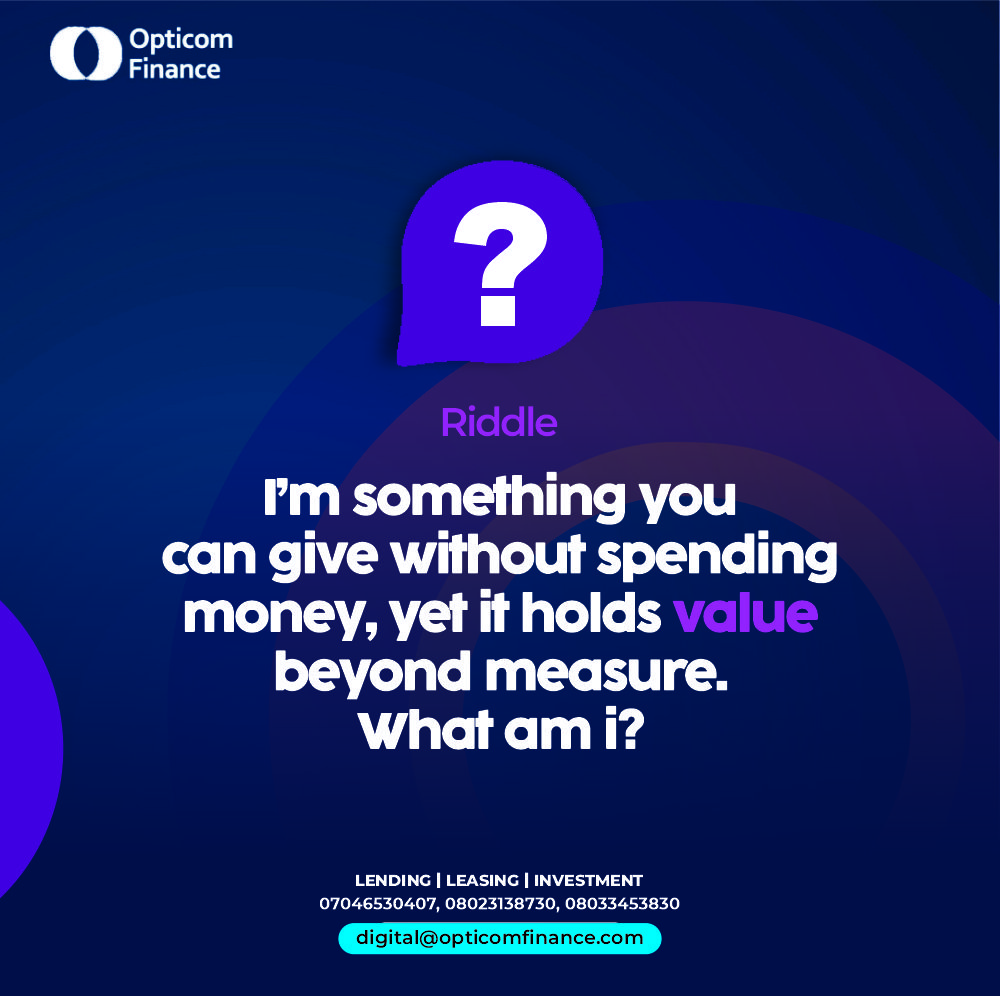 opticomfinance's tweet photo. It’s Friday! Let’s have some festive fun. Can you solve this week’s riddle? Drop your answers in the comments below. https://t.co/VJUsTOqP4a