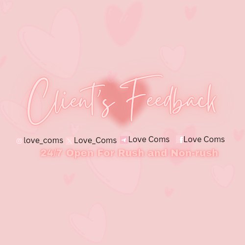 Love_CommsOpen's tweet photo. This post is for transparency. Kindly Check the Comment Section 🩷🩵

Kindly check some of my client's feedback for your reference ☺️

#love_comsFeedback https://t.co/7YBMv91h1b