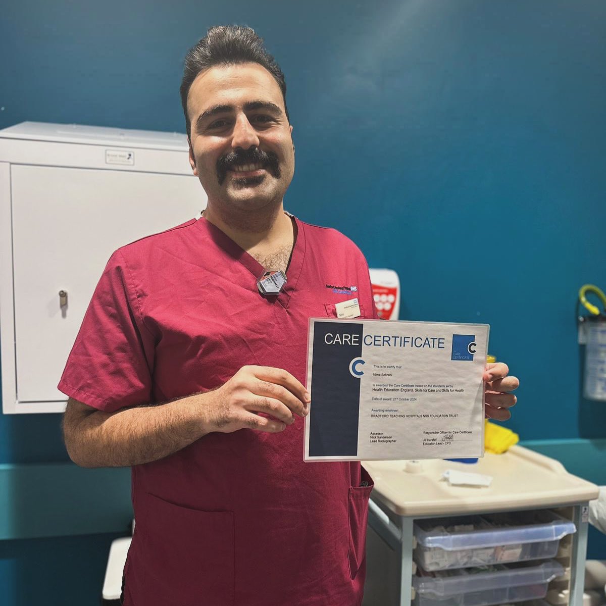 The CPD Team (@bthft_cpd) on Twitter photo Congratulations Nima on achieving your Care Certificate ๐๐ฝ๐๐ฝ๐๐ฝ #BTHFT #CareCertificate <a href="/BTHFT/">Bradford Teaching Hospitals NHS FT</a> <a href="/BEaT_BTHFT/">Bradford Education & Training</a> Congratulations Nima on achieving your Care Certificate ๐๐ฝ๐๐ฝ๐๐ฝ #BTHFT #CareCertificate <a href="/BTHFT/">Bradford Teaching Hospitals NHS FT</a> <a href="/BEaT_BTHFT/">Bradford Education & Training</a>