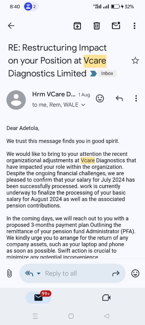 Second letter sent via there lawyer and the mail promising resolution within 3 months