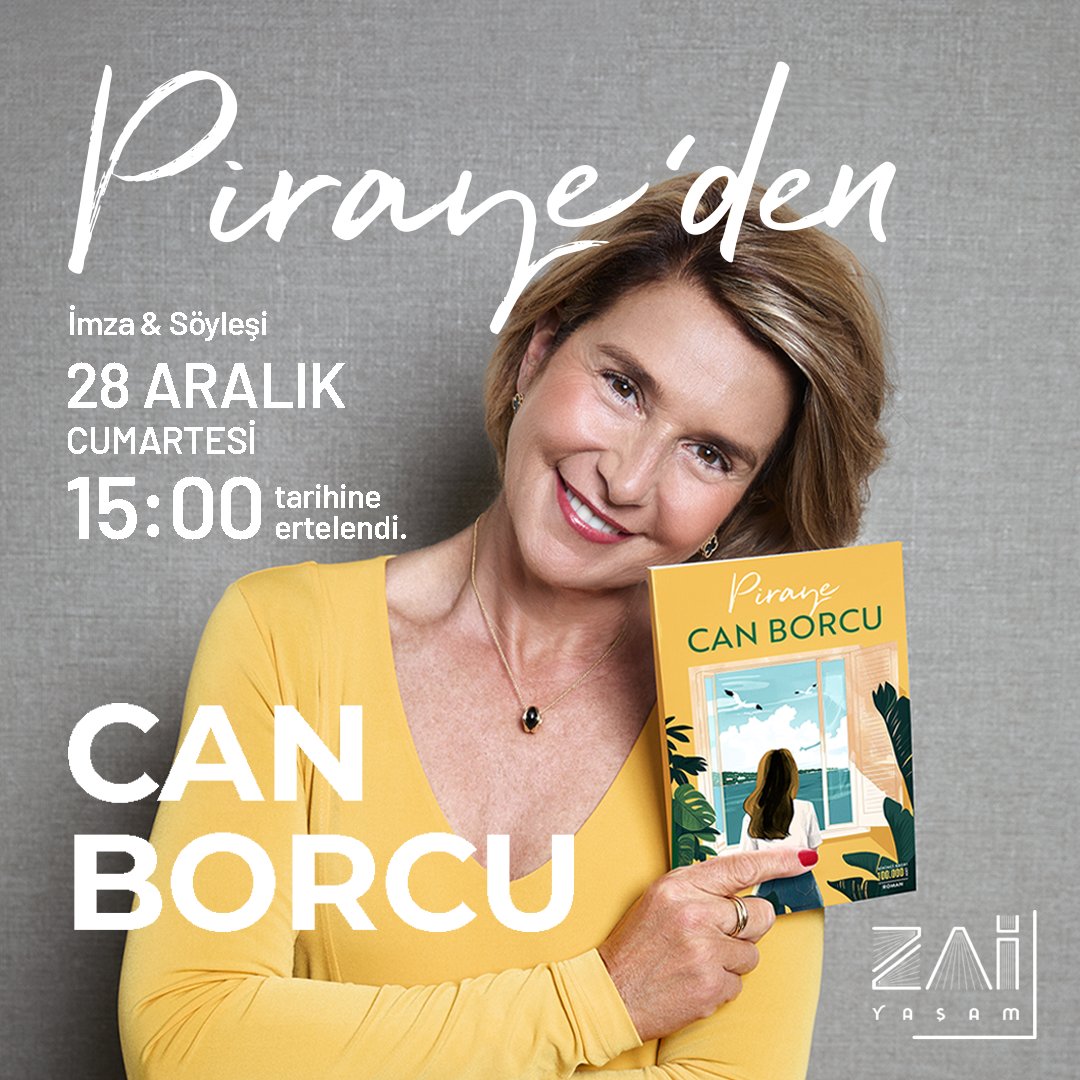 zaibodrum's tweet photo. Zai Bodrum’da, Piraye ile gerçekleştireceğimiz Can Borcu kitabının imza ve söyleşi etkinliği hava koşulları nedeniyle 28 Aralık Cumartesi günü, saat 15:00’a ertelenmiştir.

Piraye, bu özel etkinlikte hem kitaplarını imzalayacak hem de yazarlık serüvenini ve Can Borcu’nu sizlerle paylaşacaktır.

Zai Bodrum’un huzurlu atmosferinde, edebiyat dolu bir akşam geçirmek üzere davetlisiniz. Sizleri aramızda görmek çok güzel olacak!
@delphinpiraye

Etkinliğimiz ücretsizdir.
+15 yaş sınırımız vardır.