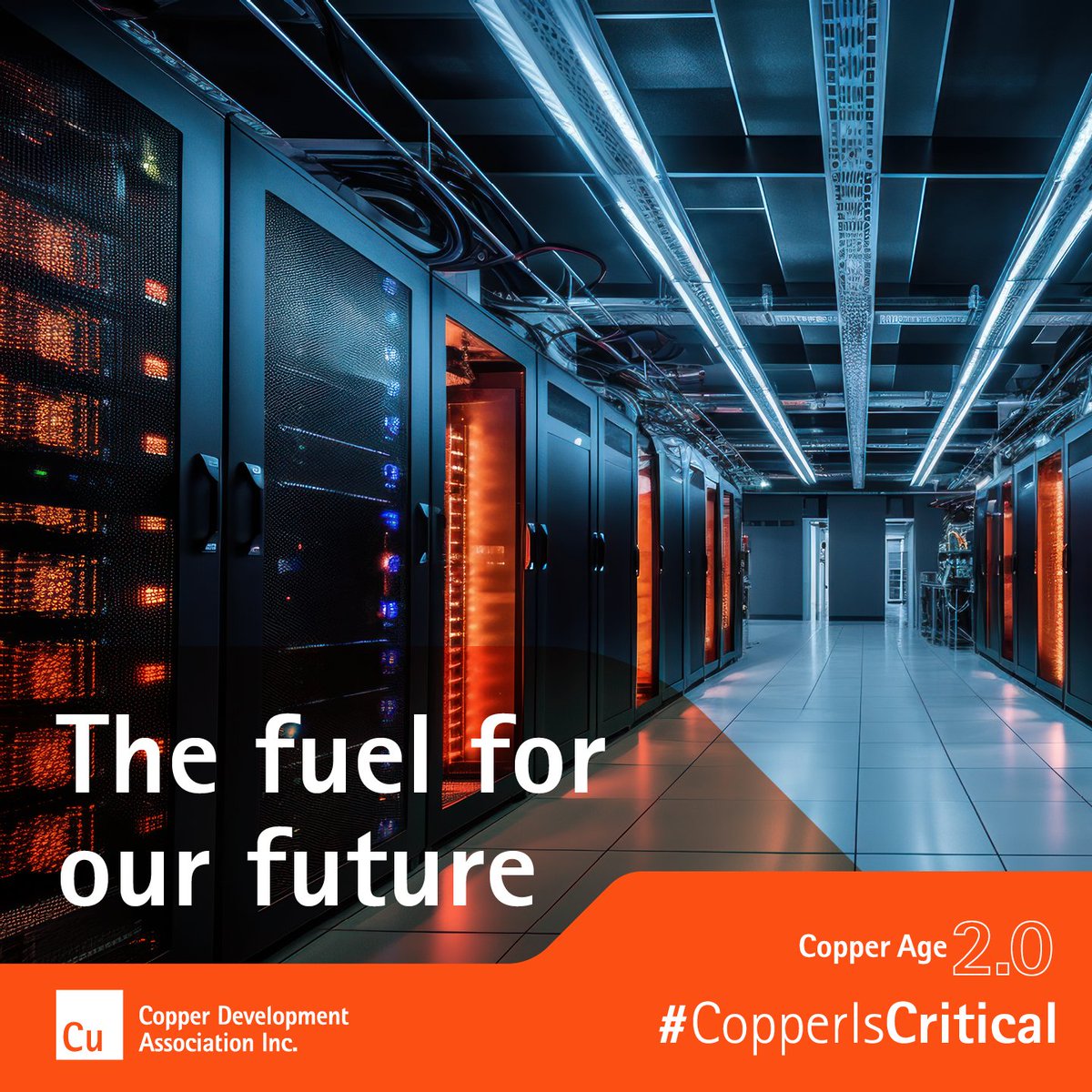 #Copper isn't just for today's manufacturing, it's essential for the future too! Advanced manufacturing facilities using AI &amp; machine learning rely on data centers which run on copper. 
#CDA #CopperisSecure #CopperisCritical #USGS #CriticalMineral