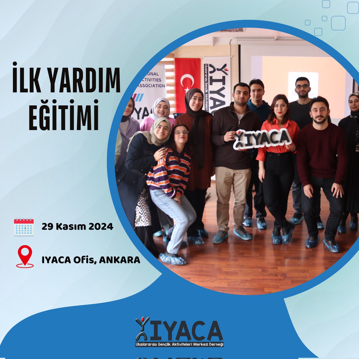 iyacaorg's tweet photo. İlk Yardım Eğitimimiz başarıyla tamamlandı! 🩺
Temel ilk yardım bilgileri, müdahale yöntemleri ve acil durumlarda doğru adımların atılmasına yönelik bilgiler paylaşıldı. Katılım sağlayan tüm gönüllülerimize ve eğitmenimize teşekkür ederiz.
#iyaca #iyacavolunteers #ilkyardım https://t.co/ygVQy2FGYK