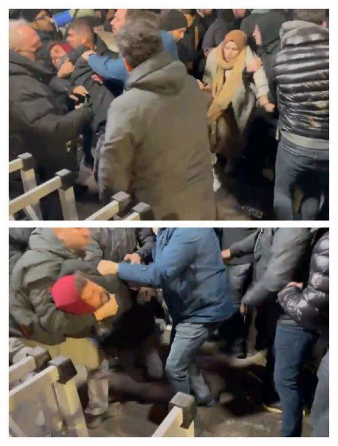 Ana sütü gibi hakettikleri öğretmenlik mesleğinin göz göre göre ellerinden alınmasına tepki gösteren öğretmenlere uygulanan şiddet ve gözaltı kabul edilemez! #ÖğretmenlerGözaltında