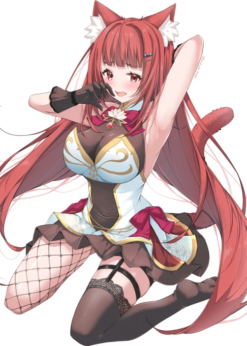 リクエストありがとうございました良き腋が描けた #Skeb #Commission