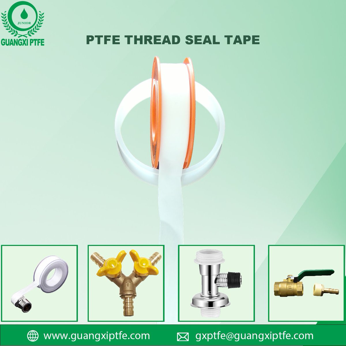 guangxiptfe's tweet photo. PTFE tape offers exceptional resistance to corrosion, high temperatures, and chemicals, ensuring reliable sealing performance in even the harshest environments.

🌐 https://t.co/FfH78N7QTj
📧 gxptfe@guangxiptfe.com

#PTFE #ThreadSealTape #PipeSealing #HighPerformanceSealing https://t.co/pgXCkKZe2v