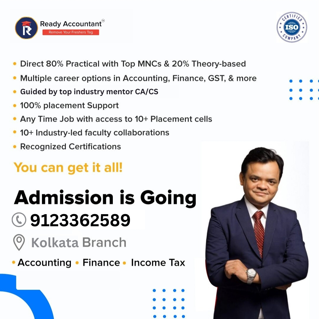 WeReadyAccount's tweet photo. Are you looking to start a rewarding career in Accounting, Finance, Income Tax**, and more? Here's your golden opportunity! 🚀 
.
.
 more details, call us at 9123362589.  
Let’s shape your future together! 💪 https://t.co/45G9u3h6WO