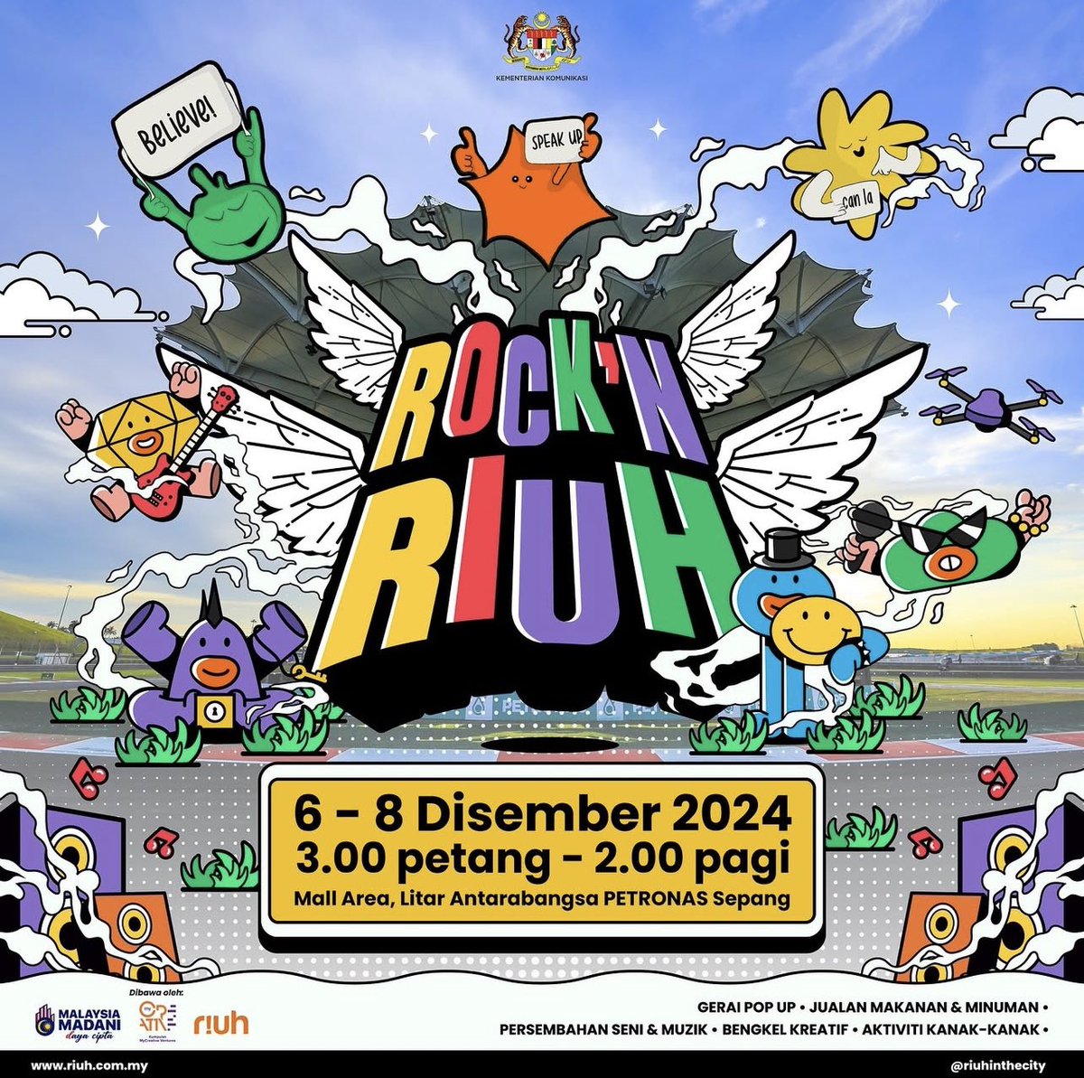 kaypohmedia's tweet photo. What’s happening in Klang Valley this weekend!

Here Comes The Sun Eater Malaysia 2024
📍Zepp KL

Rock’n Riuh
📍Sepang Circuit

Pasar Seloka Weekend Picnic
📍PJ Trade Centre 

Pesta People Carbootsale
📍Mont Kiara

#kaypohevents https://t.co/17spRa7lUA