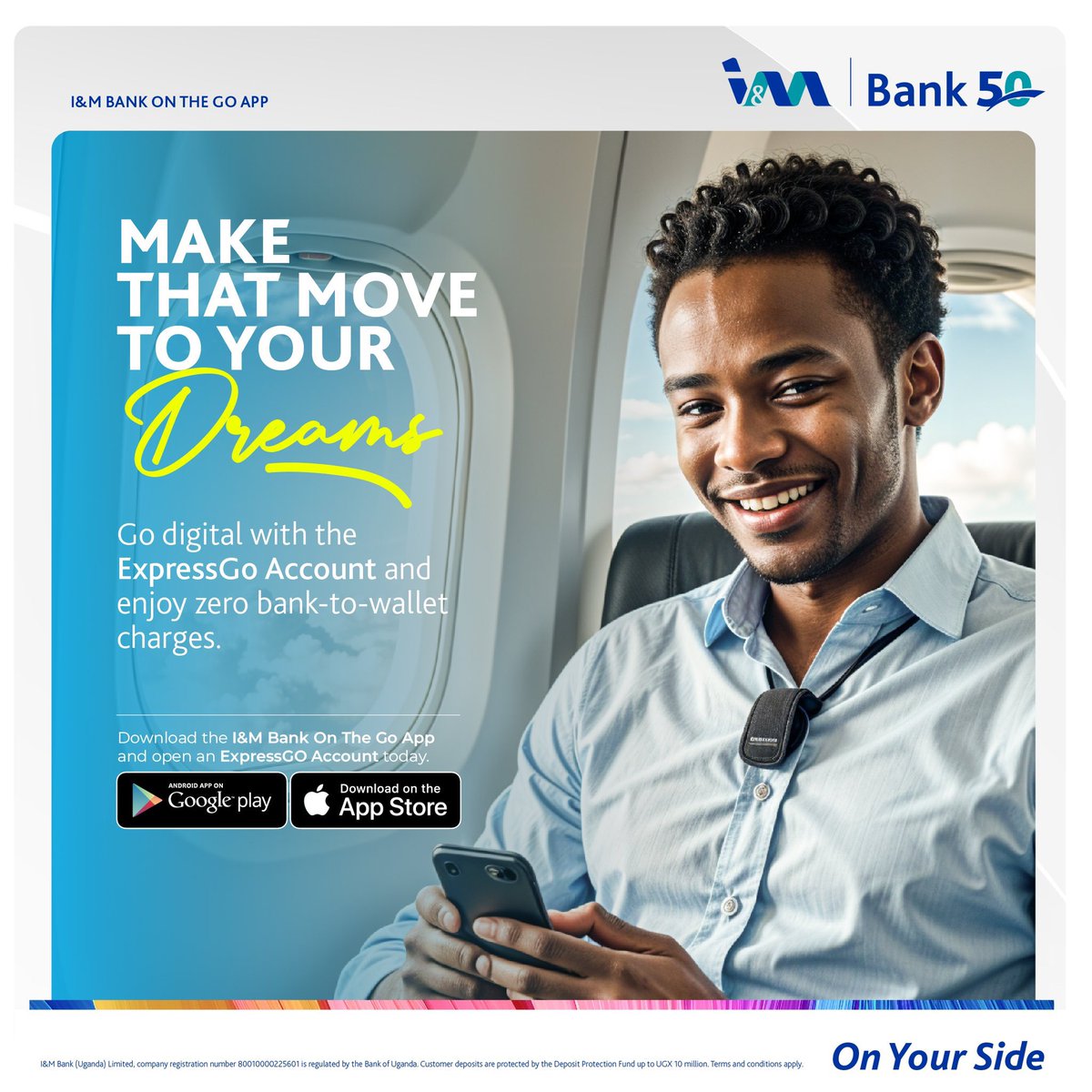 TherealUGman's tweet photo. Switch to Stress Free Banking today
Open your ExpressGo Account With the I&M On-The-Go App, banking is wherever you are zero hassle, zero bank to wallet charges.
Bank Anytime, Anywhere Make that move now!
#IMBankExpressGo
#InPartnershipWithIMBank https://t.co/NvG0oEdYba