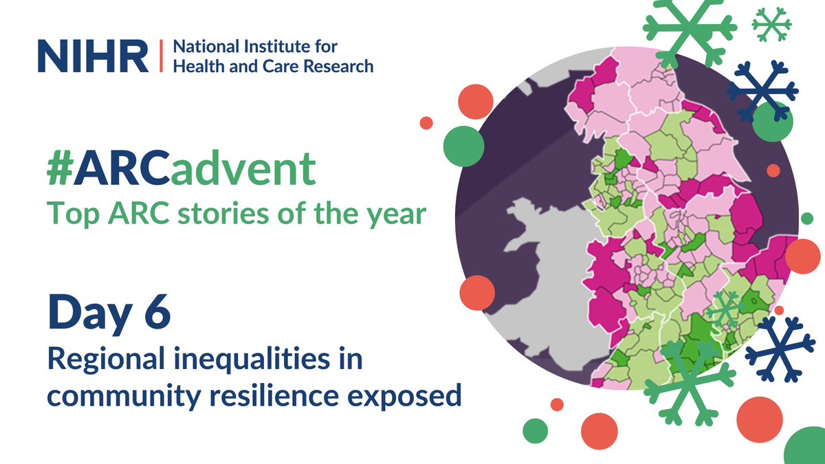 NIHR Applied Research Collaborations (ARCs) (@nihrarcs) on Twitter photo #ARCadvent day 6⃣:
Coastal, rural and areas in the North of England are less able to withstand and recover from adverse events, according to new research on disparities in community resilience led by academics from <a href="/_HENorth/">Health Equity North</a>, <a href="/OfficialUoM/">The University of Manchester</a> & <a href="/ARC_GM_/">NIHR ARC Greater Manchester</a>.
arc-gm.nihr.ac.uk/news/news/NEWS… #ARCadvent day 6⃣:
Coastal, rural and areas in the North of England are less able to withstand and recover from adverse events, according to new research on disparities in community resilience led by academics from <a href="/_HENorth/">Health Equity North</a>, <a href="/OfficialUoM/">The University of Manchester</a> & <a href="/ARC_GM_/">NIHR ARC Greater Manchester</a>.
arc-gm.nihr.ac.uk/news/news/NEWS…