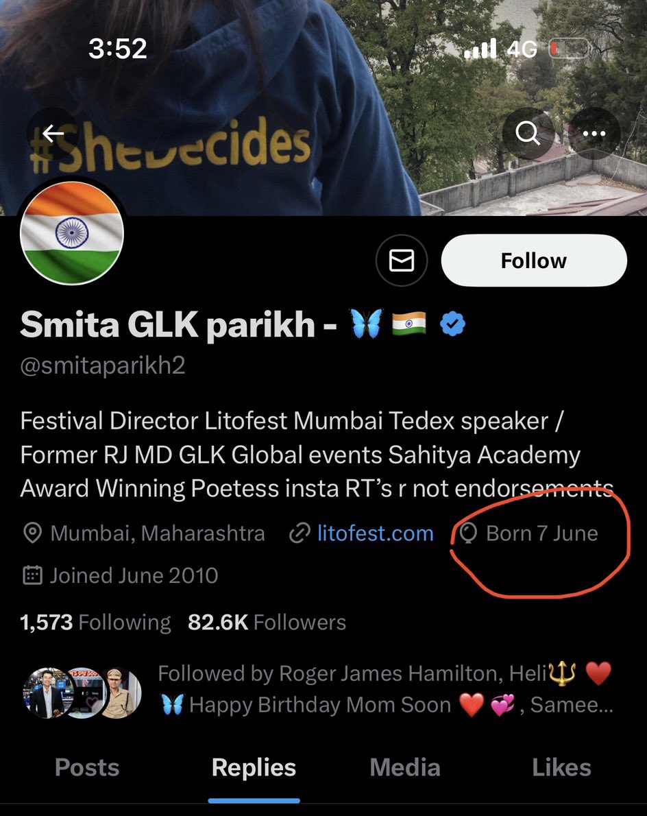 Yasmin2186's tweet photo. Did Sushant Wish #EktaKapoor and #SmitaParikh on their birthday, the 7th of June?
@CBIHeadquarters @DoPTGoI
Justice For Sushant Singh Rajput
#JusticeForSushantSinghRajput https://t.co/xYkV25XZ1M