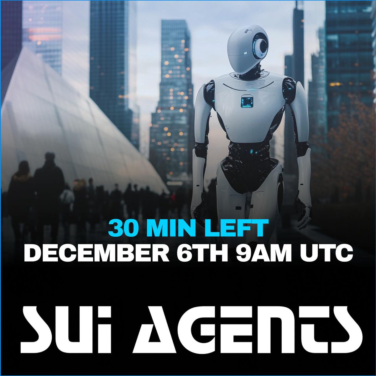 🤖Less than 30 minutes left until $SUIAI TGE 🤖

#AI is finally coming to $SUI! 🚀

@gate_io:👇
 gate.io/trade/SUIAI_US…

<a href="/MEXC_Official/">MEXC</a>:👇
mexc.com/exchange/SUIAI…

DEXs will follow.