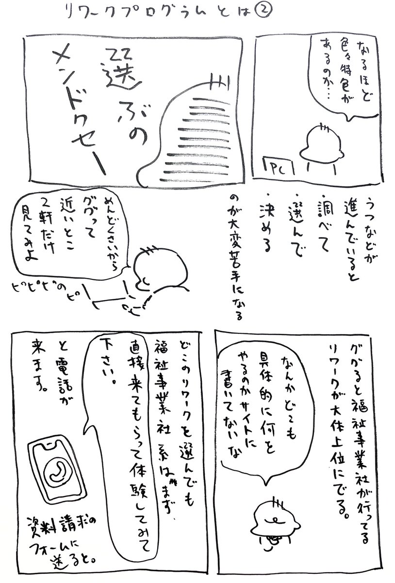 復職支援ことリワークプログラムとは何か。

抑うつ状態の時に選定するのは難しいよなあと思いました。 
