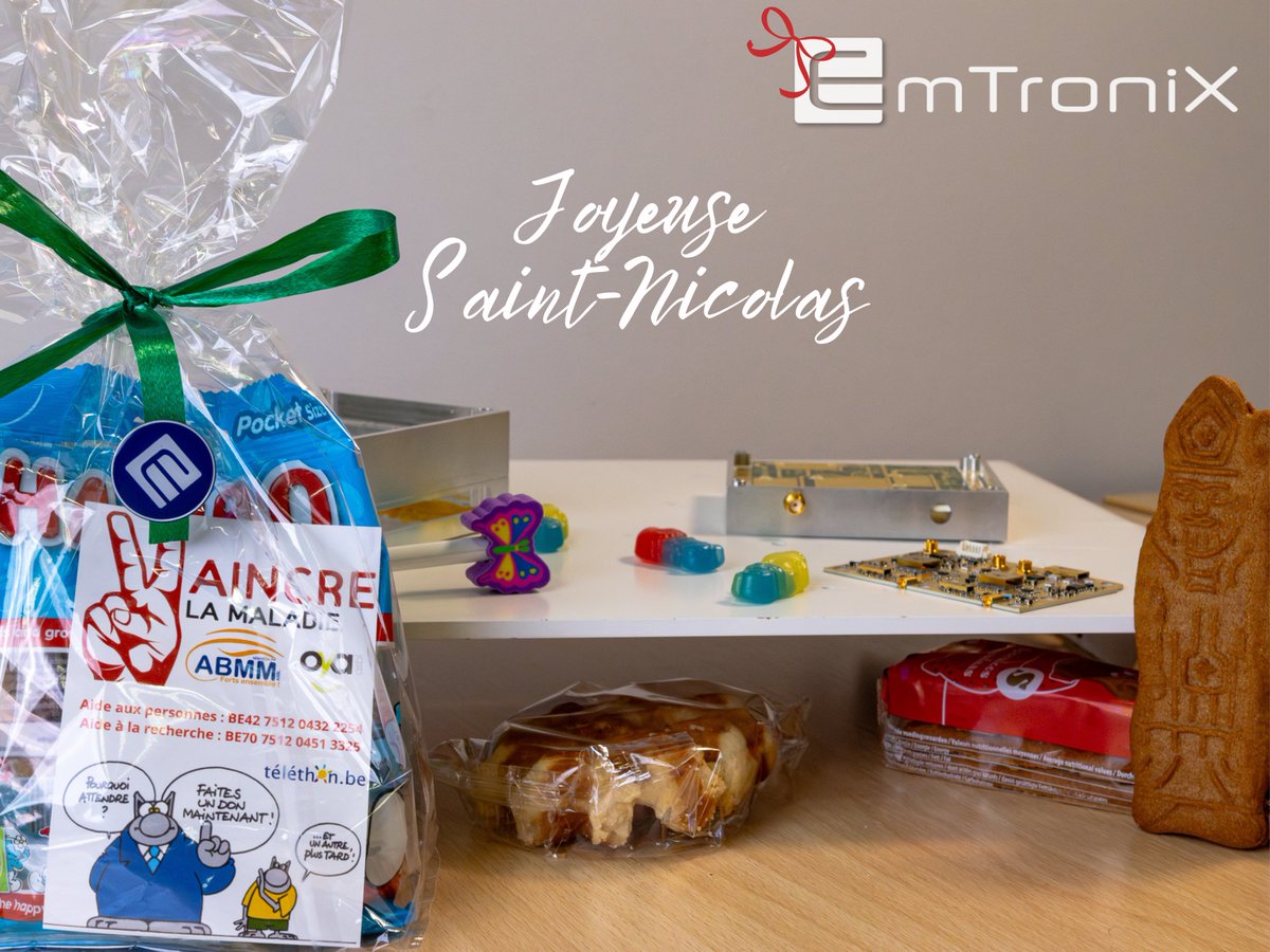🎅At ETX, we’re kicking off the weekend with a sweet good morning 🍬
Wishing all our employees, collaborators, and partners a Joyful #SaintNicolas! Thank you for your continued support! 🙏
On this special occasion, ETX decided to sustain the #OYA ASBL🌟