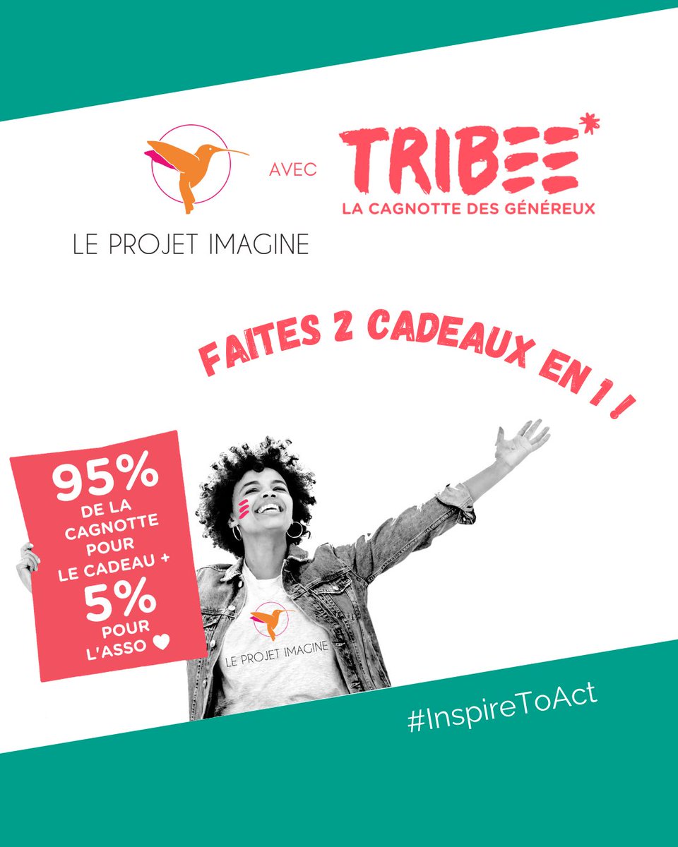 FrederiqueBedos's tweet photo. Faire une cagnotte avec Tribee, c’est faire plaisir à ses proches tout en soutenant Le Projet Imagine. Faites un acte de solidarité en cette période festive ! 🎄

#InspireToAct https://t.co/o9wt7aZtvR